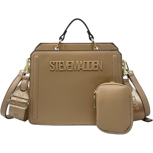Steve Madden Women’s Steve Madden Bevelyn Convertible Crossbody Bag(Camel)