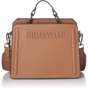 Steve Madden Womens Steve Madden Bevelyn Convertible Crossbody BagCrossbody(Brown)