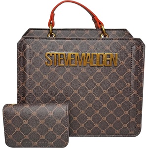 Steve Madden Womens Steve Madden Bevelyn Convertible Crossbody BagCrossbody(Brown/Orange)