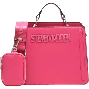 Steve Madden Womens Steve Madden Bevelyn Convertible Crossbody BagCrossbody(Candy Pink)