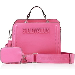 Steve Madden Womens Steve Madden Bevelyn Convertible Crossbody BagCrossbody(Pink Flash)