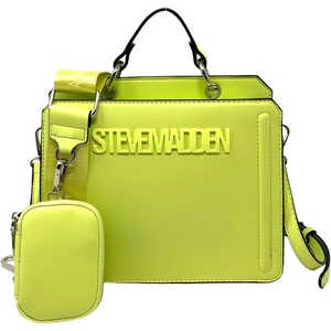 Steve Madden Women’s Steve Madden Bevelyn Convertible Crossbody Bag(Lemon Bite)