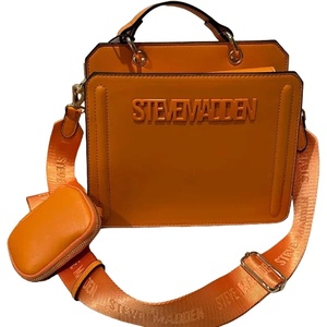 Steve Madden Women’s Steve Madden Bevelyn Convertible Crossbody Bag(Mango)