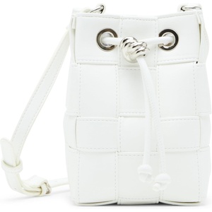 Steve Madden Women’s Steve Madden Bjamiee Drawstring Bucket(White)