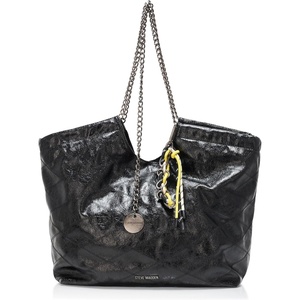 Steve Madden Women’s Steve Madden Bkenz Patent Quilted Tote(Black)