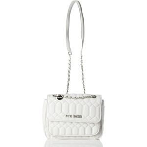 Steve Madden Women’s Steve Madden Bniles Quilted Flap Crossbody(Chalk)