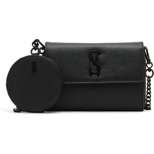 Steve Madden Women’s Steve Madden Carina Wallet Crossbody(Saffiano Black)
