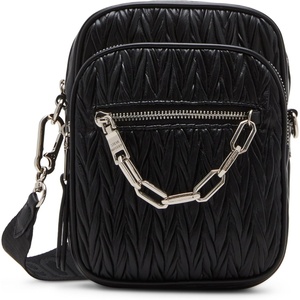 Steve Madden Women’s Steve Madden Damien Matelasse Crossbody(Black)