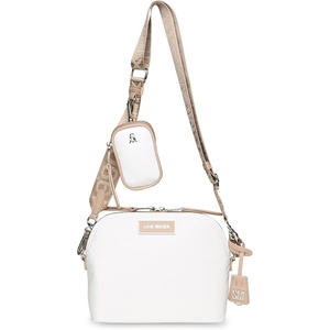 Steve Madden Women’s Steve Madden Farren Nylon Dome Crossbody Bag(White Tan)