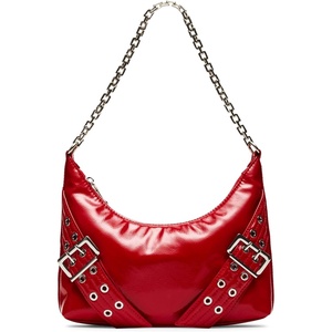 Steve Madden Women’s Steve Madden Graya Roller Buckle Shoulder Bag(Red)