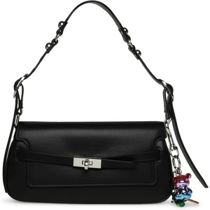 Steve Madden Women’s Steve Madden Halston Belted Shoulder Bag(Black)