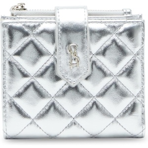 Steve Madden Women’s Steve Madden Jem Bifold Wallet(Silver)