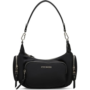 Steve Madden Women’s Steve Madden Kevin Nylon Cargo Shoulder Bag(Black)