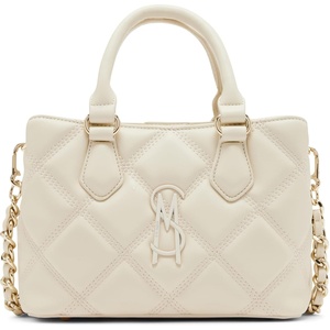 Steve Madden Women’s Steve Madden Mickey Quilted Top Handle Crossbody(Ivory)
