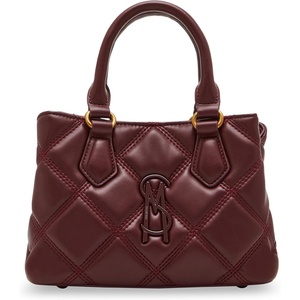 Steve Madden Women’s Steve Madden Mickey Quilted Top Handle Crossbody(Wine)