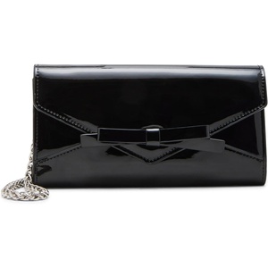Steve Madden Women’s Steve Madden Norma-b Bow Wallet on a Chain(Black)