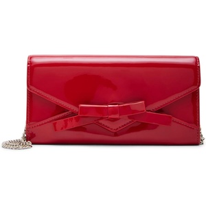Steve Madden Women’s Steve Madden Norma-b Bow Wallet on a Chain(Red)