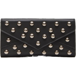 Steve Madden Women’s Steve Madden Norma-s Studded Wallet on a String(Black)