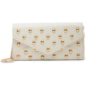 Steve Madden Women’s Steve Madden Norma-s Studded Wallet on a String(Chalk)