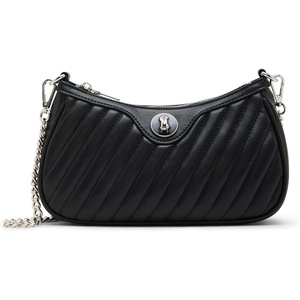 Steve Madden Women’s Steve Madden Vickie Quilted Crossbody(Black)