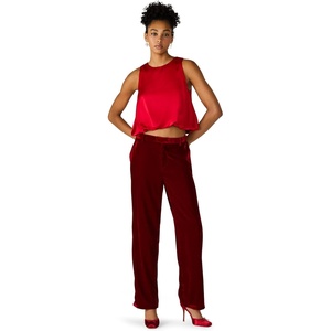Steve Madden Women’s Tonia Pant(Red Velvet)