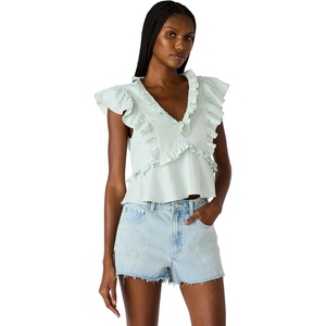 Steve Madden Women’s Verda Top(Powder Puff)