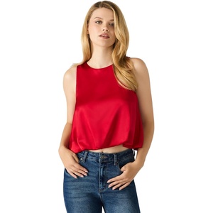 Steve Madden Women’s Yazmin Top(Dark Red)