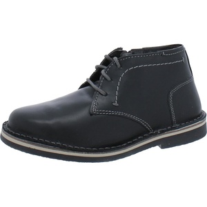 Steve Madden boys Bharkeen(Black Leather)