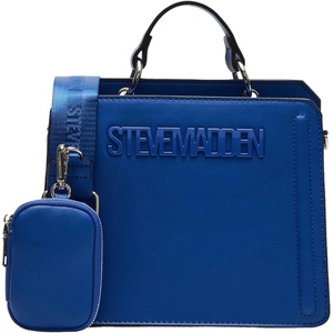 Steve Madden womens Steve Madden Bevelyn Convertible Crossbody Bag(Midnight Blue)