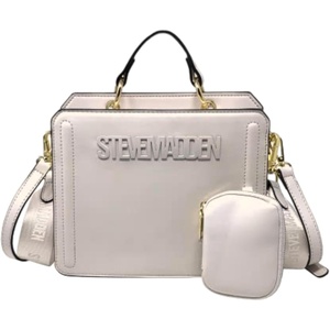 Steve Madden womens Steve Madden Bevelyn Convertible Crossbody Bag(Oatmilk)