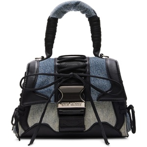 Steve Madden womens Steve Madden Diego Top Handle Crossbody(Denim)