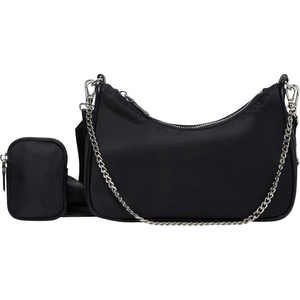 Steve Madden womens Steve Madden Vital-d Nylon Multi Pouch Crossbody