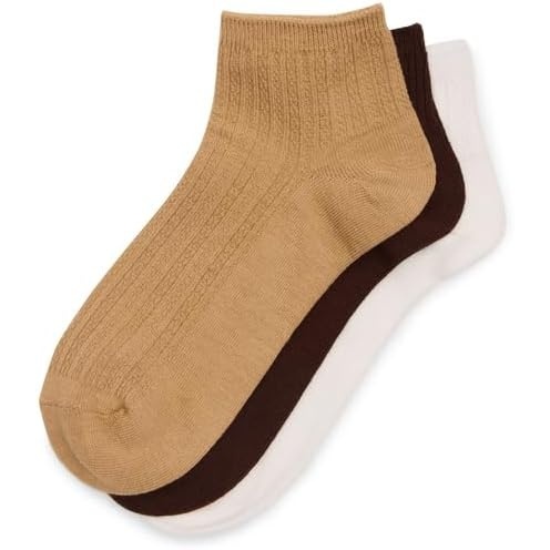 image:imageSteve Madden 3PK PEBBLE CABLE QUARTER TAN 3PK 911