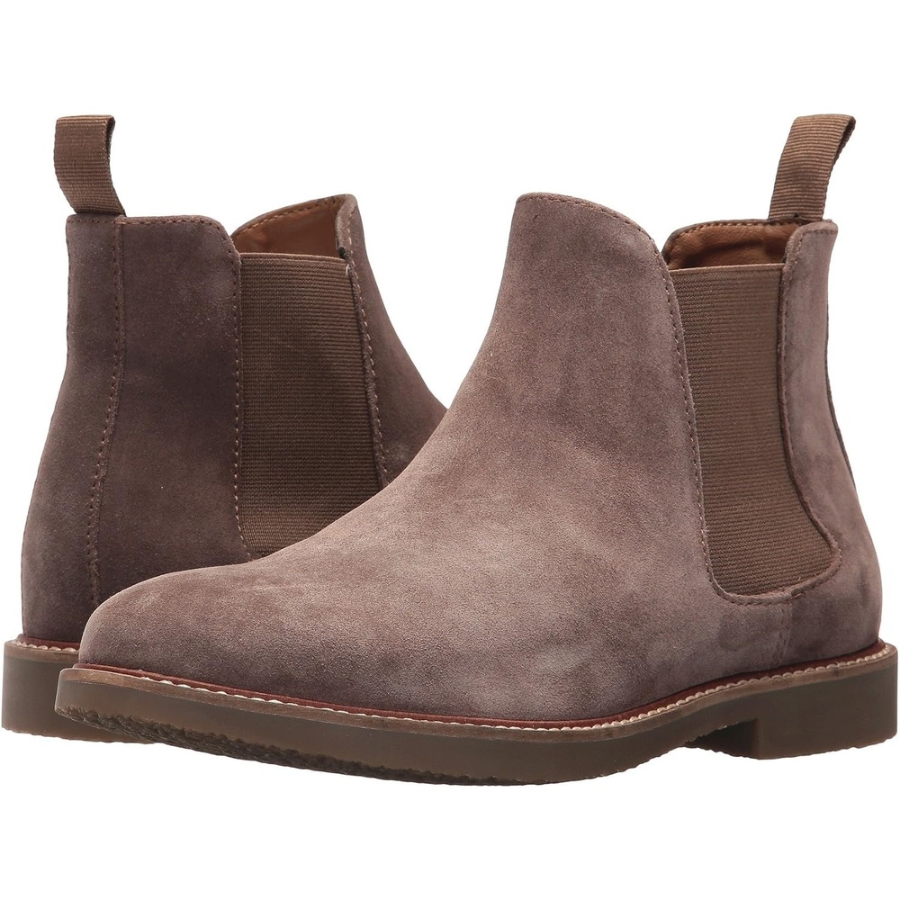 image:imageSteve Madden Mens HIGHLINE Chelsea BootsTaupe Suede