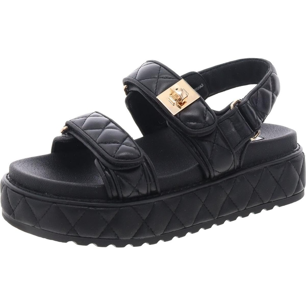 image:imageSteve Madden Womens Bigmona Platform SandalsBlack Mesh