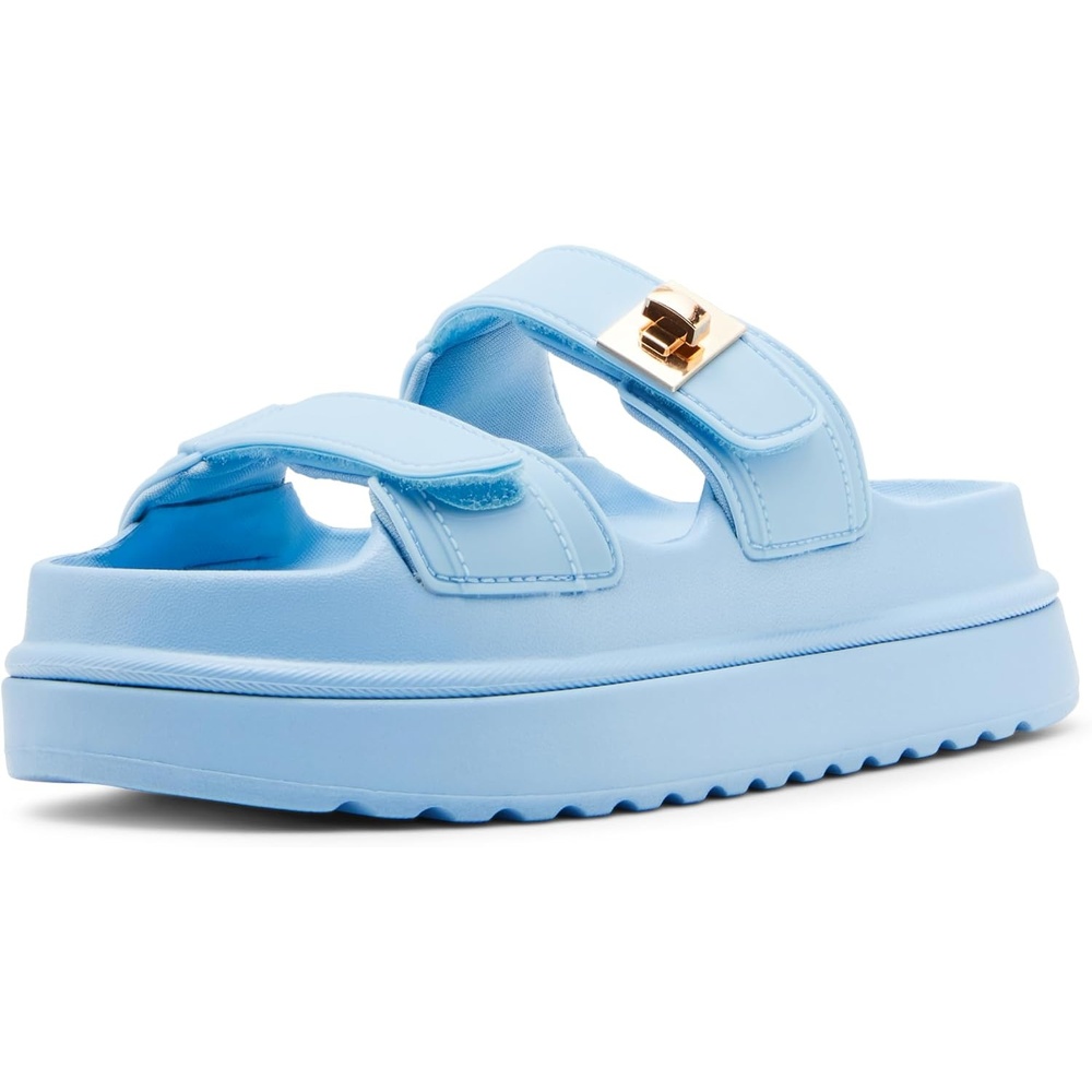 image:imageSteve Madden Womens Bigschmona Platform SandalBlue Jelly