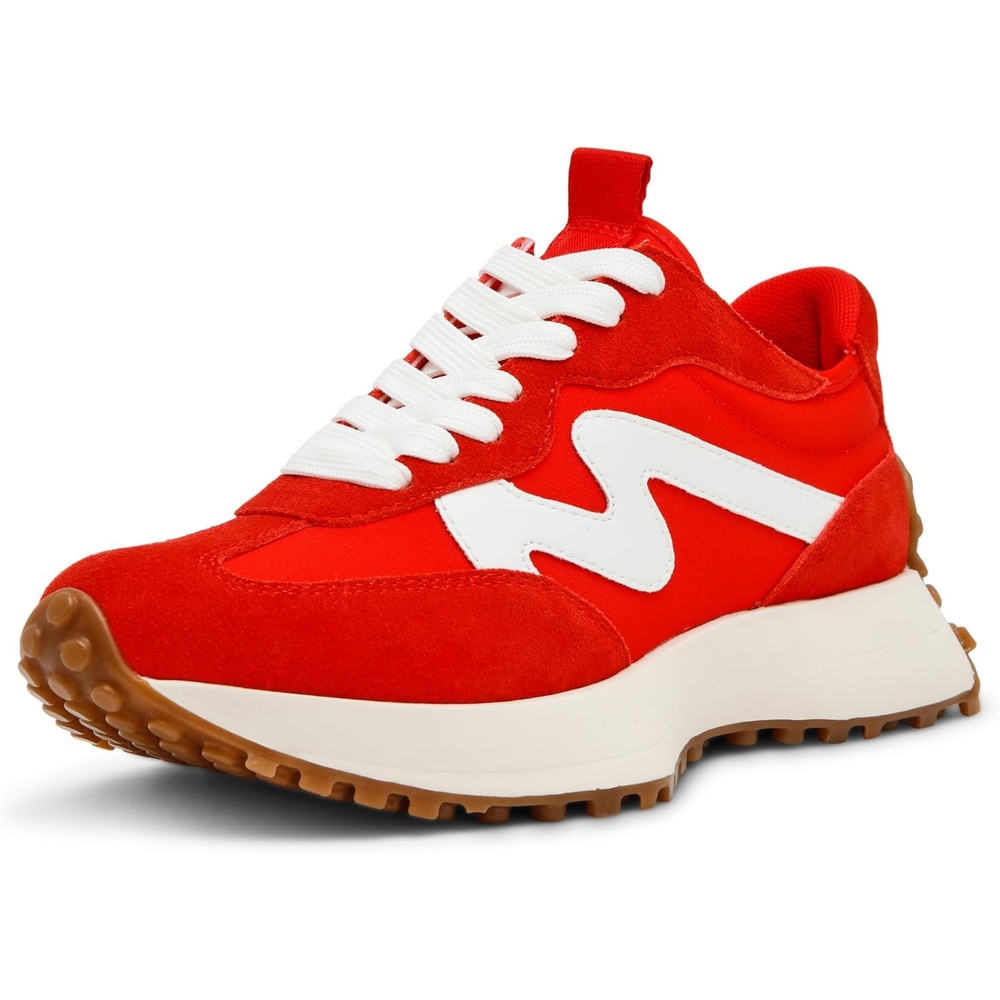 image:imageSteve Madden Womens Campo SneakerRedWhite