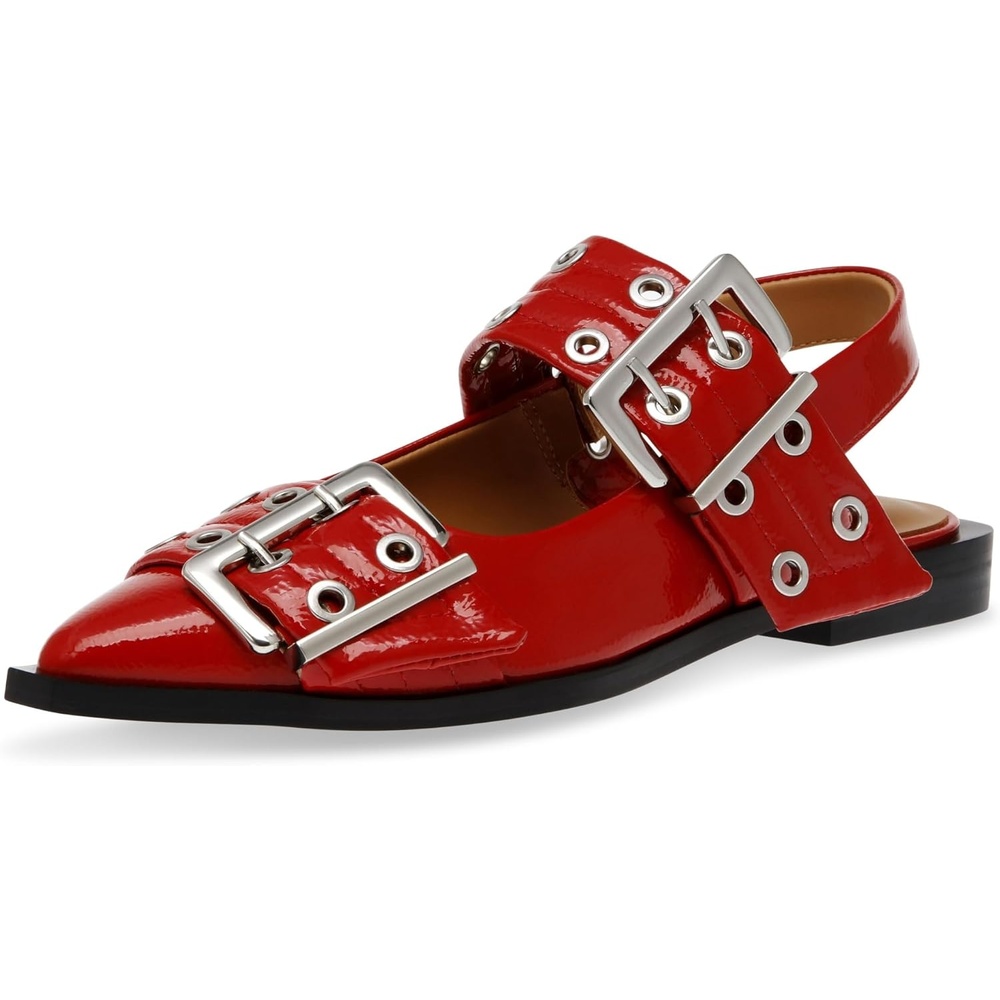 image:imageSteve Madden Womens GrayaRed Patent
