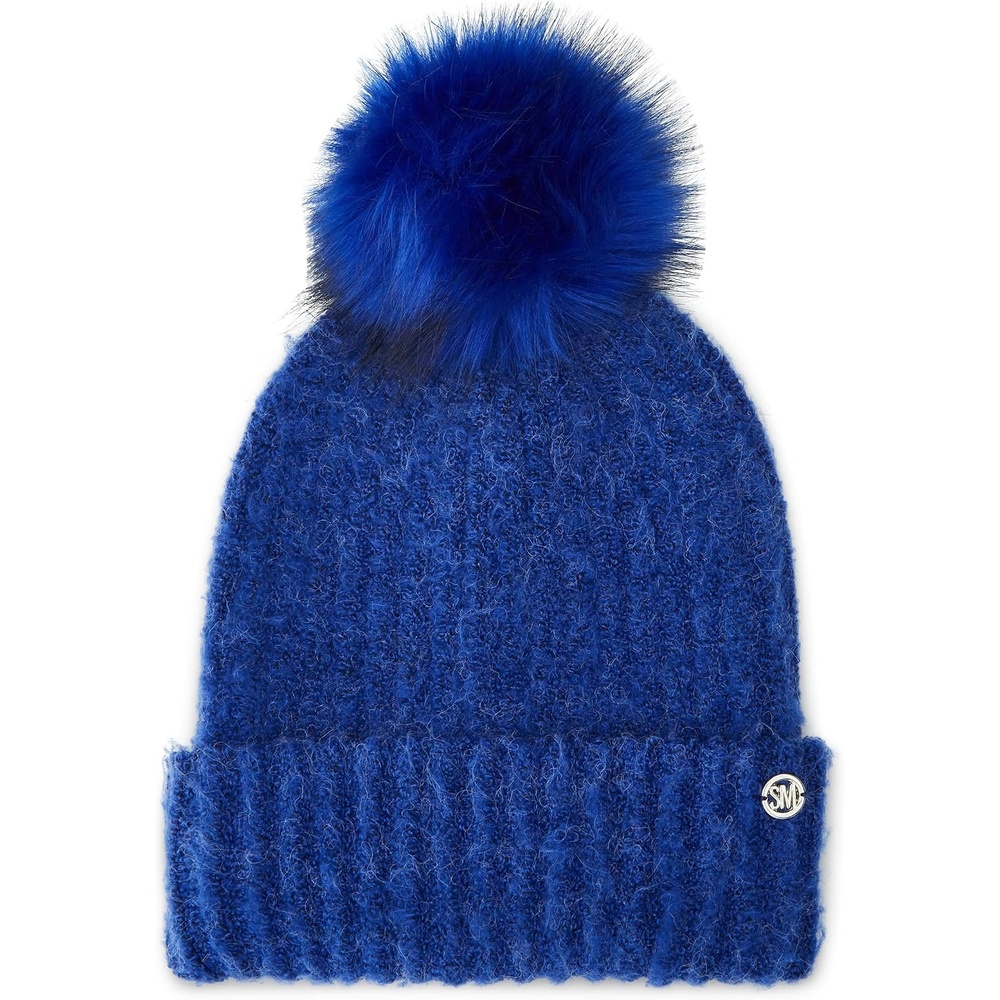 image:imageSteve Madden Womens Heathered Rib Knit BeanieCobalt