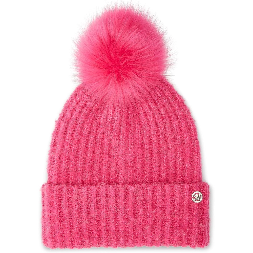 image:imageSteve Madden Womens Heathered Rib Knit BeanieIvory
