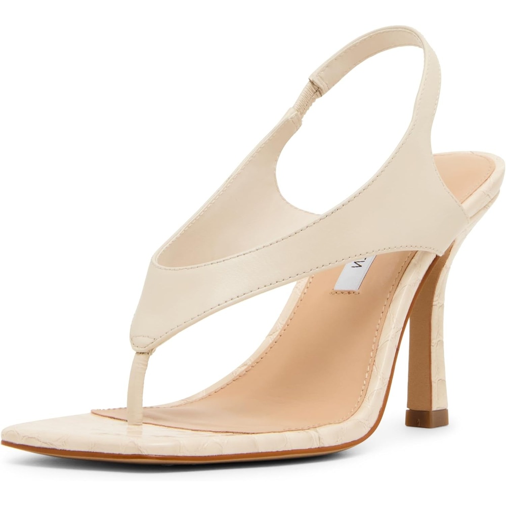 image:imageSteve Madden Womens Improv Heeled SandalBone Leather