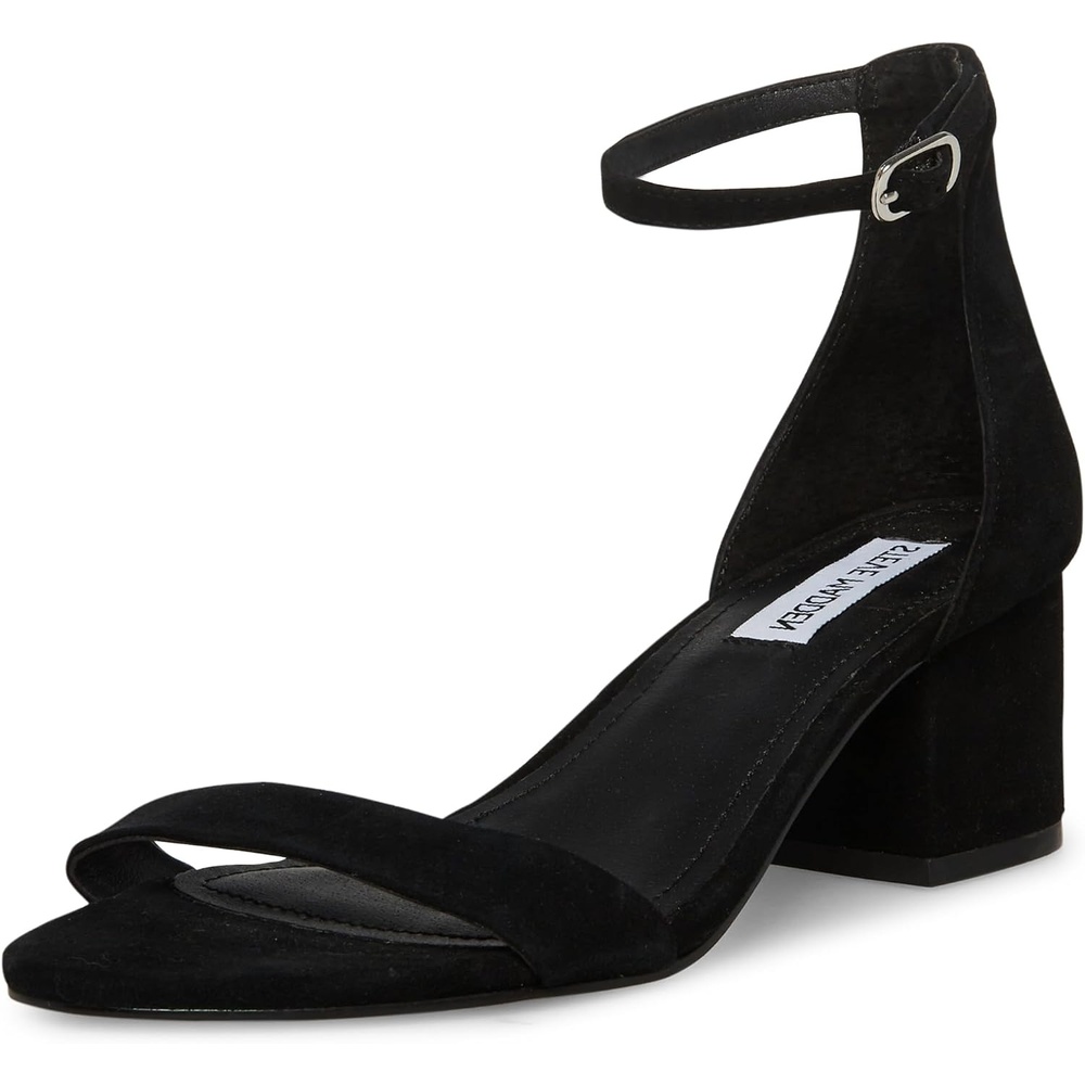 image:imageSteve Madden Womens Irenee Heeled SandalBlack Suede