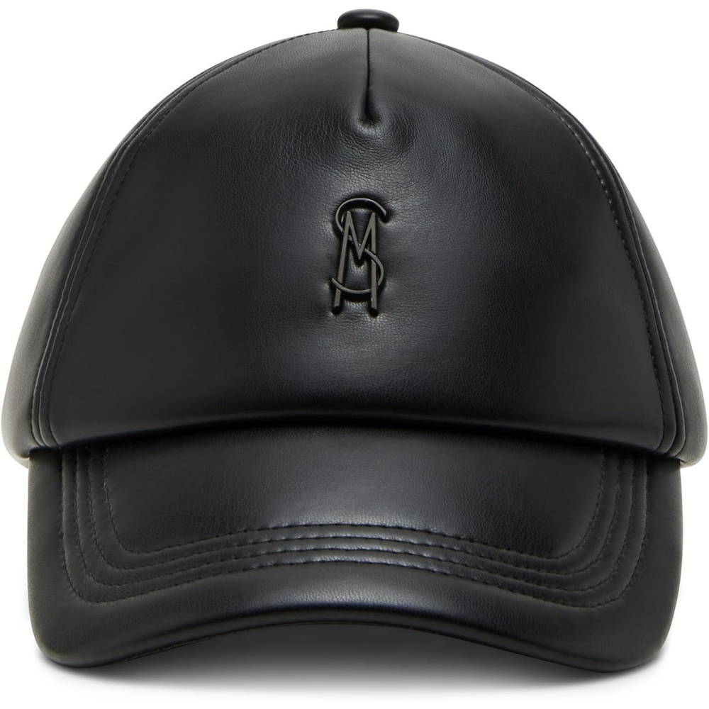 image:imageSteve Madden Womens Soft Faux Leather BB CapBlack