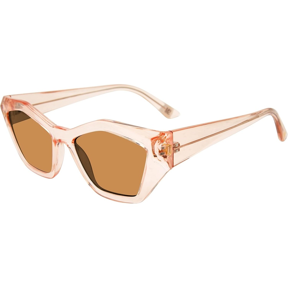 image:imageSteve Madden Womens Stacia SunglassesCrystal PinkSolid Light Brown
