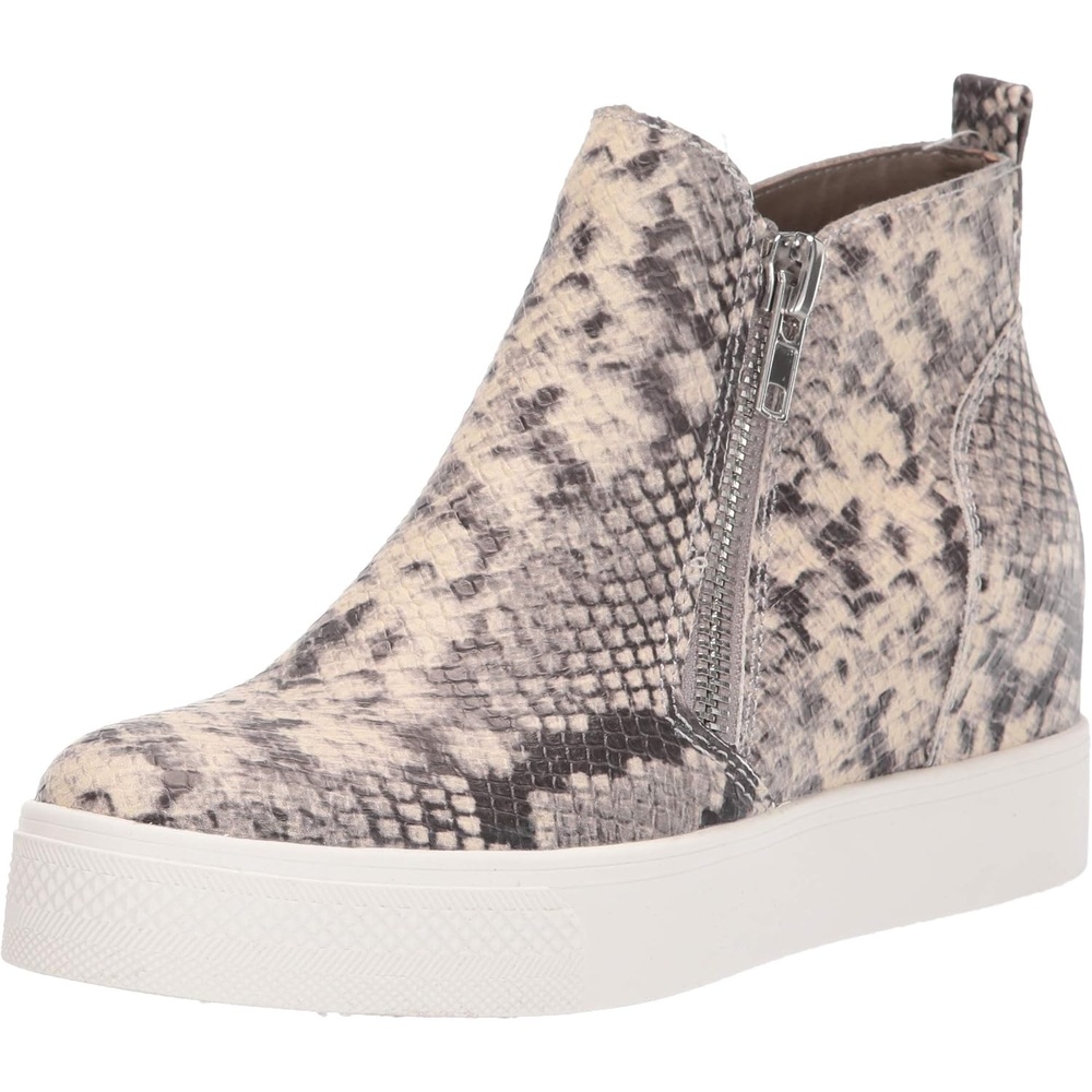 image:imageSteve Madden Womens Wedgie SneakerNatural Snake