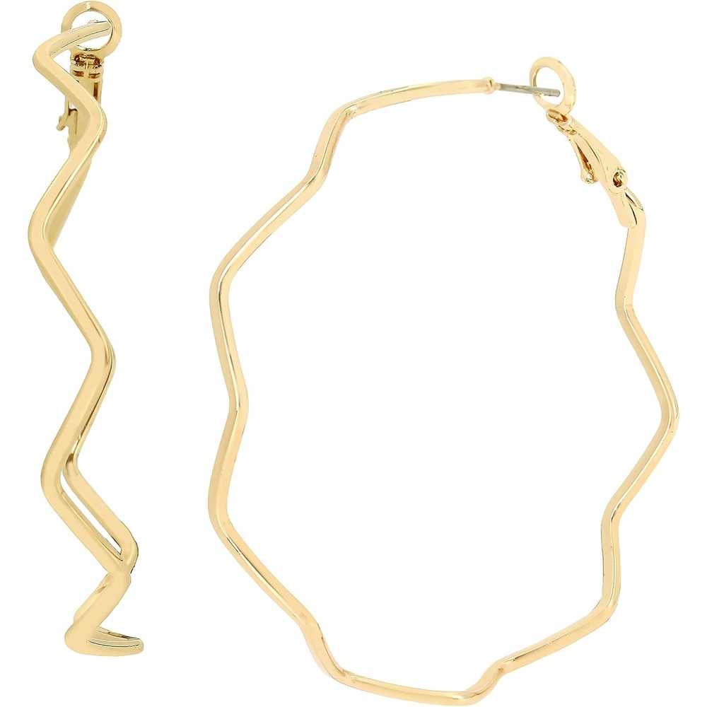 image:imageZig Zag Hoop Earrings