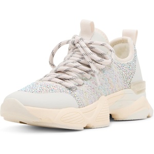 Steve Madden Girls Solace Sneaker(White Multi)