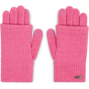 Steve Madden Knit Gloves, Strawberry Pink