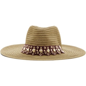 Steve Madden Knox Western Inspired Fedora, Natural