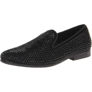 Steve Madden Men’s Caviarr Slip-On(Black)